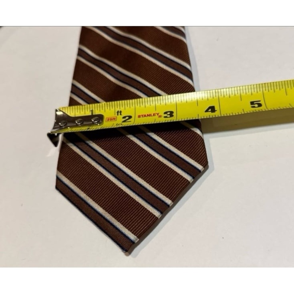 Jos A Bank‎ Men's 100% Silk REPP Necktie - Picture 3 of 5